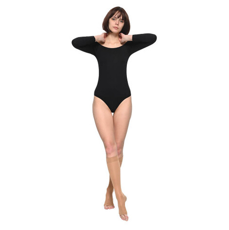 Купити Гольфы компрессионные женские, с открытым носком, 1 класс компрессии, 80 DEN.