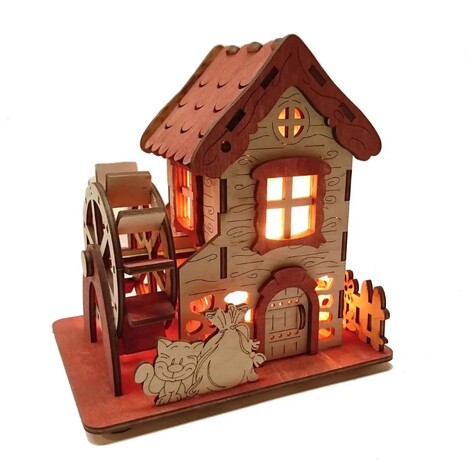 Купити Соляний світильник Млин водяний