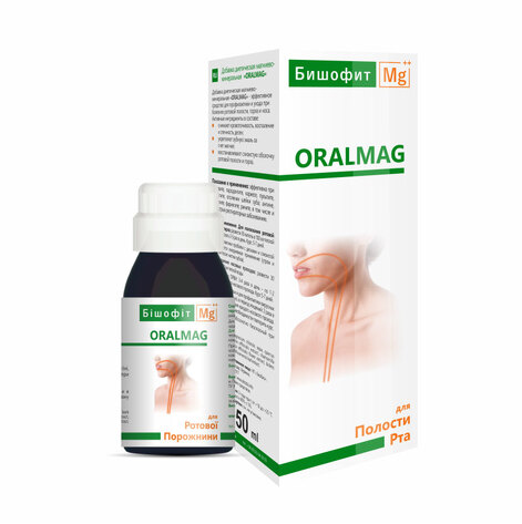 Купити Розчин для ротової порожнини “Oralmag” від запалення ясен
