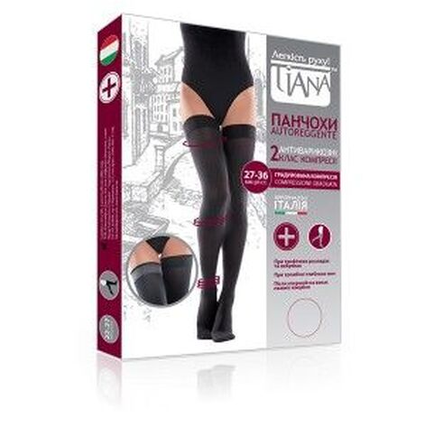Купити Чулки антиварикозные 2 класс компресии (открытый носок) Тиана